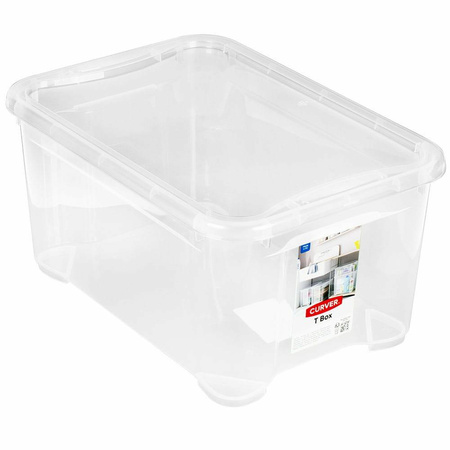 CURVER POJEMNIK Z PRZYKRYWKĄ 14L  /TRANSPARENTNY