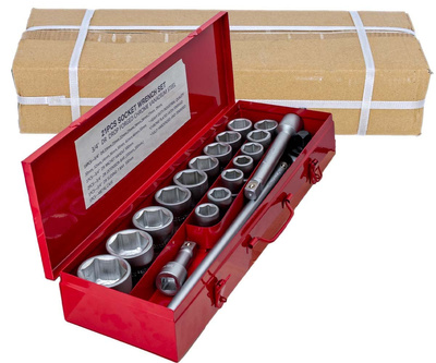 Zestaw kluczy nasadowych 3/4" 19-50 mm 21 szt. Changlu CTL00252