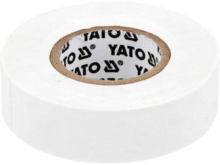 YATO TAŚMA ELEKTOIZOLACYJNA 19mm x 20m BIAŁA