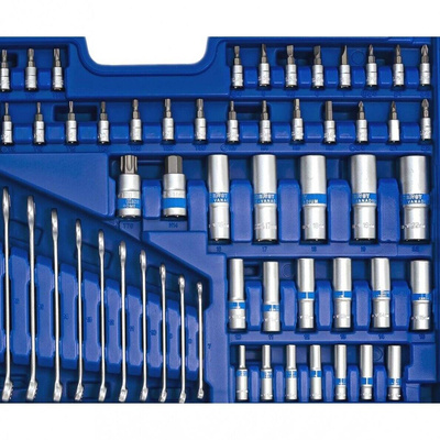 ZESTAW KLUCZY NASADOWYCH 1/4" + 3/8" + 1/2" 218 SZT. KR218MDA