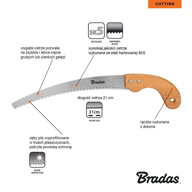 PIŁA OGRODNICZA V-SERIES WOOD 310mm