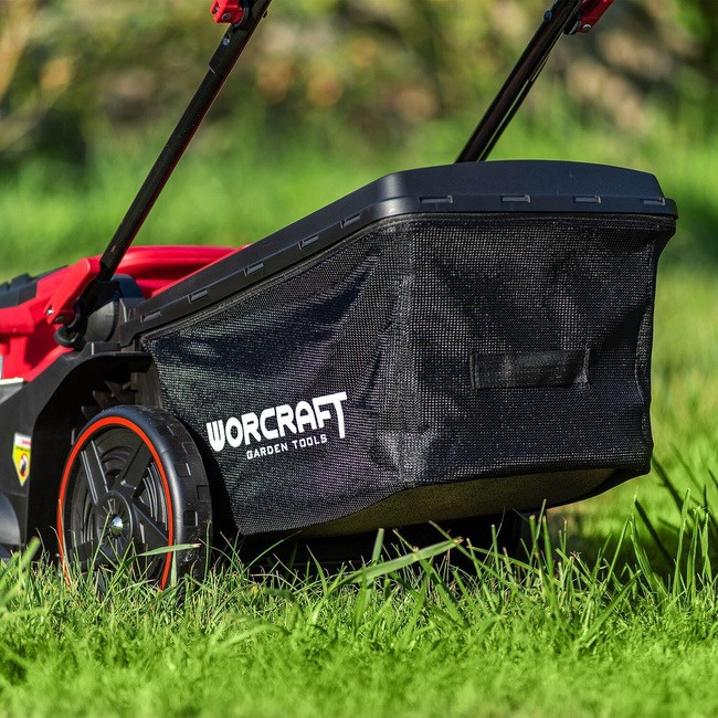 Akumulatorowa kosiarka do trawy bezszczotkowa Li-ion 40V (20V + 20V) CLMS40LiBH - WORCRAFT