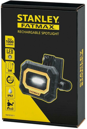 STANLEY LAMPA LED AKUM. FATMAX 1000lm IP67