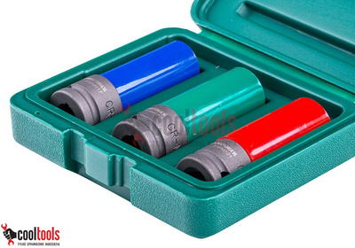 Zestaw kluczy nasadowych udarowych do alu felg 3szt. Jonnesway S18A4103S