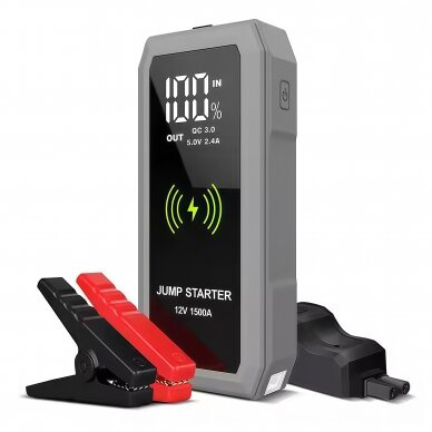 S606 Wielofunkcyjny rozrusznik-ładowarka 12V 1500A 16,8Ah