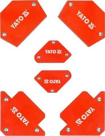 YATO KĄTOWNIK SPAWALNICZY MAGNETYCZNY KPL.6szt.