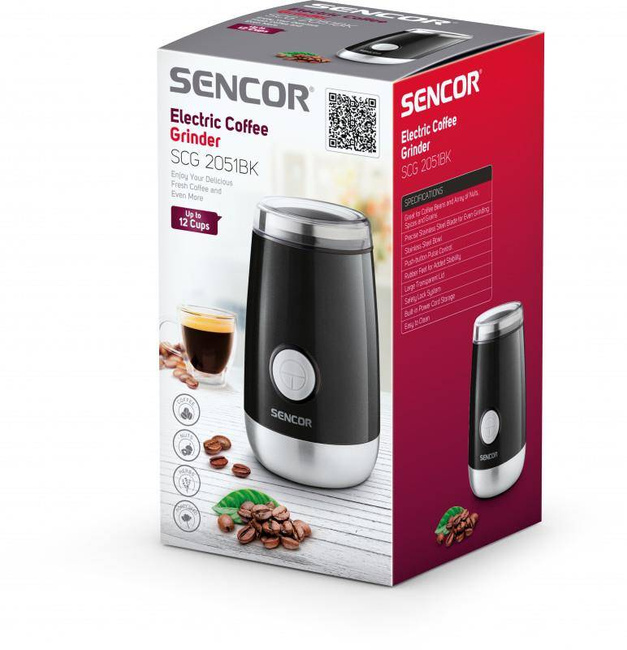 SCG 2051BK Młynek elektr.do kawy ziarnis