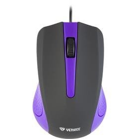 YMS 1015PE Suva Mysz USB Fioletowa YENKE