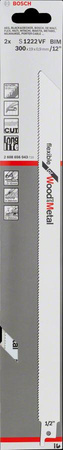 BOSCH BRZESZCZOT DO PIŁY SZABLASTEJ S1222VF /2szt. 300mm