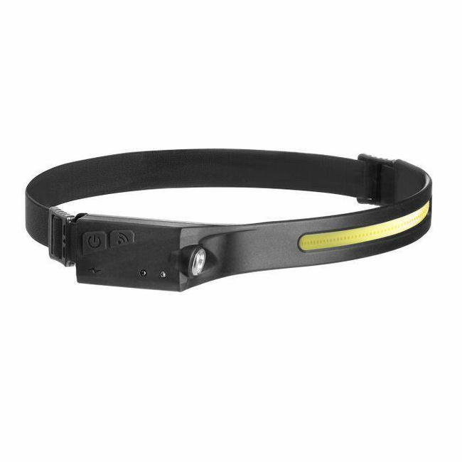 ORNO LATARKA CZOŁOWA LED COB 8W + XPE 3W AKUM. 1200mAh