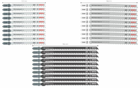 BOSCH BRZESZCZOT T ZESTAW PRO WOOD AND METAL ROUGH CUT 100mm 30szt.