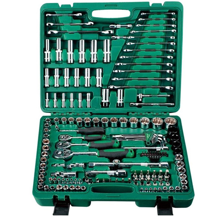 Zestaw kluczy nasadowych i kluczy 150 szt. 1/4", 3/8", 1/2" Dr. CL104301 - CHANGLU TOOLS