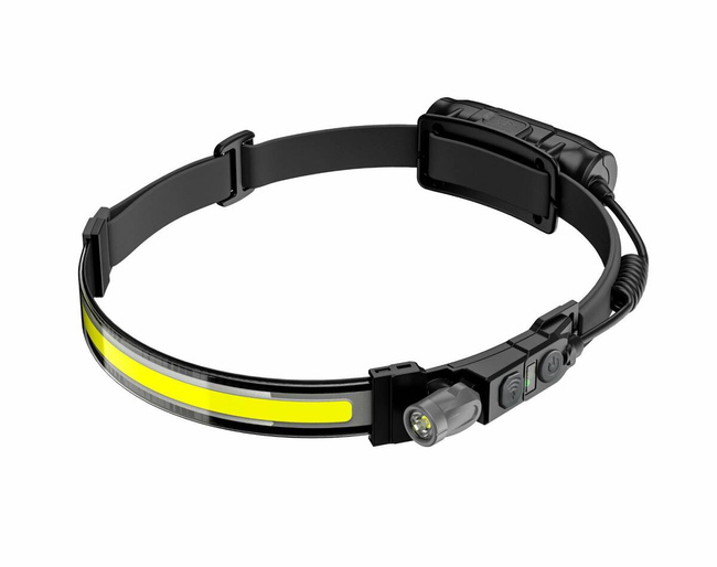 AWTOOLS LATARKA CZOŁOWA BRIGHTBAR LED Z CZUJNIKIEM RUCHU BLACK LINE