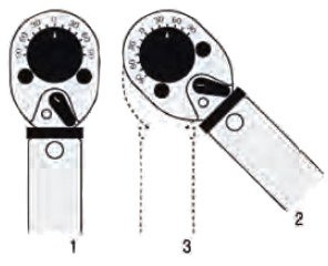 Zestaw kluczy dynamometrycznych 3/8" 1/2" 5-200 Nm 3 szt. TengTools