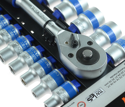 Zestaw kluczy nasadowych 1/2" 8-32 mm 19 szt. King Roy