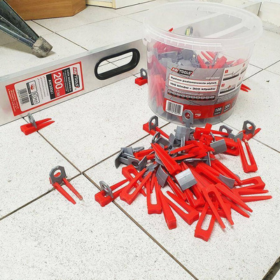 AWTOOLS SYSTEM POZIOMOWANIA PŁYTEK 7mm-15mm / 400szt. (KLIPS 1,0mm)