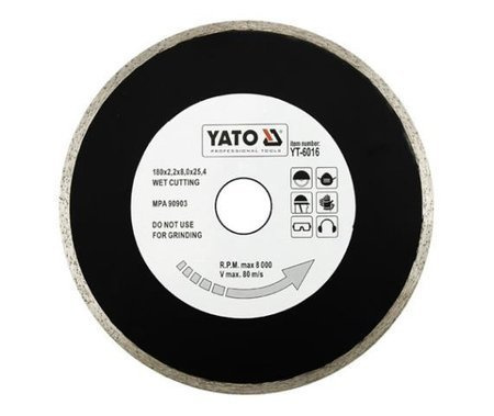 YATO TARCZA DIAMENTOWA PEŁNA 200 x 25,4mm   6017