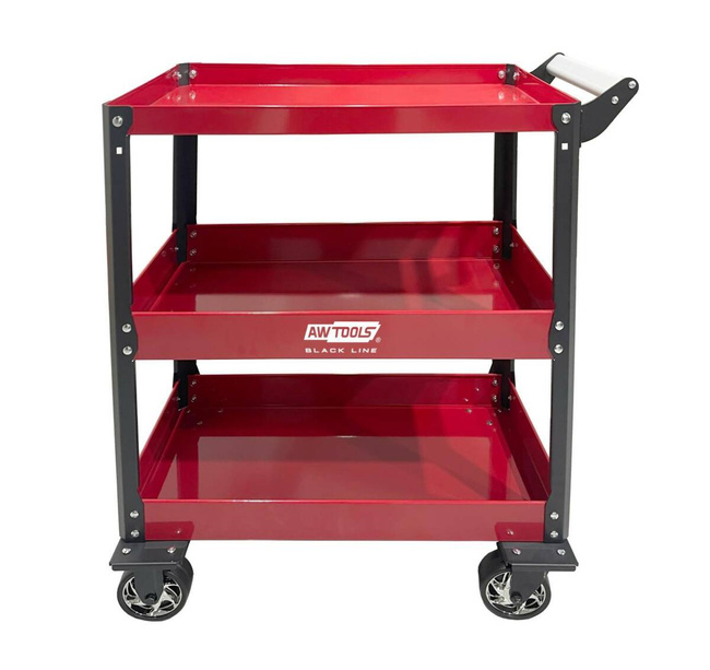 AWTOOLS WÓZEK WARSZTATOWY METALOWY 3 POZIOMY / 100KG