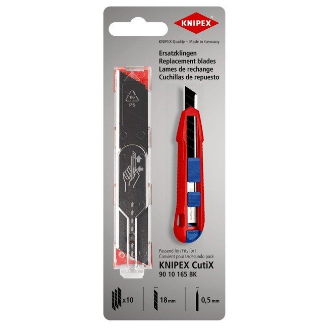 Ostrza zapasowe 18mm (10szt) do 9010165BK KNIPEX 9010165E02