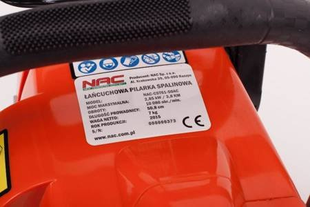 NAC PIŁA ŁAŃCUCHOWA BENZYNOWA 3,8KM 50cm NAC-CST61-50AC