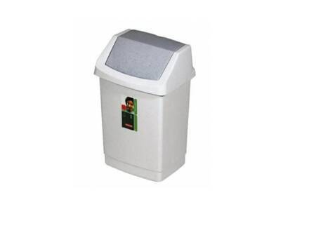 CURVER KOSZ UCHYLNY "CLICK-IT" 50L /SZARY LUX/ GRANITOWY