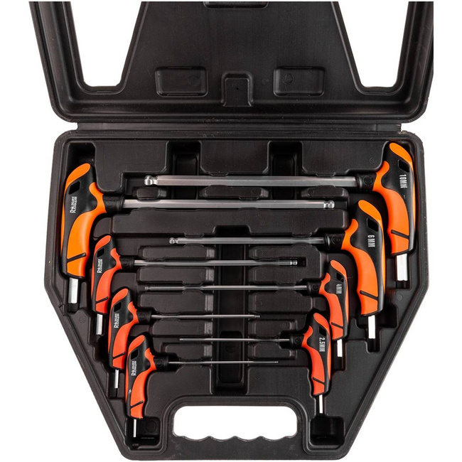 RICHMANN KLUCZE IMBUSOWE UCHWYT "T" 2-10 MM 8 ELEMENTÓW