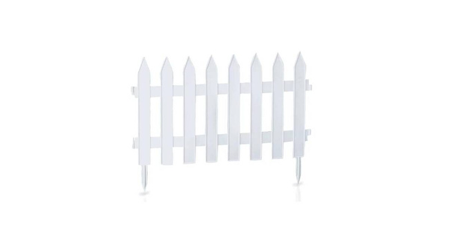 PROSPERPLAST PŁOTEK OGRODOWY 3,5m GARDEN CLASSIC BIAŁY