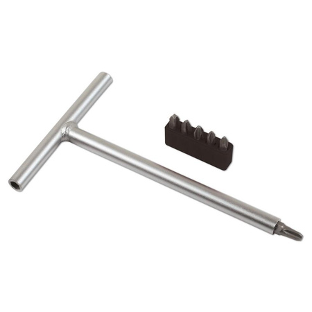 Uchwyt T, zestaw bitów JIS 1/4'' 6 sztuk GB9000 - ELLIENT TOOLS