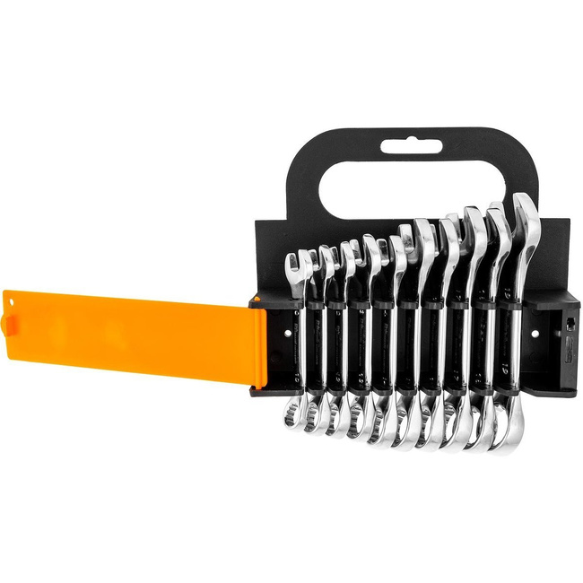 Zestaw kluczy płasko-oczkowych krótkich 10-19 mm 10 szt. Corona / Richmann Exclusive C6390