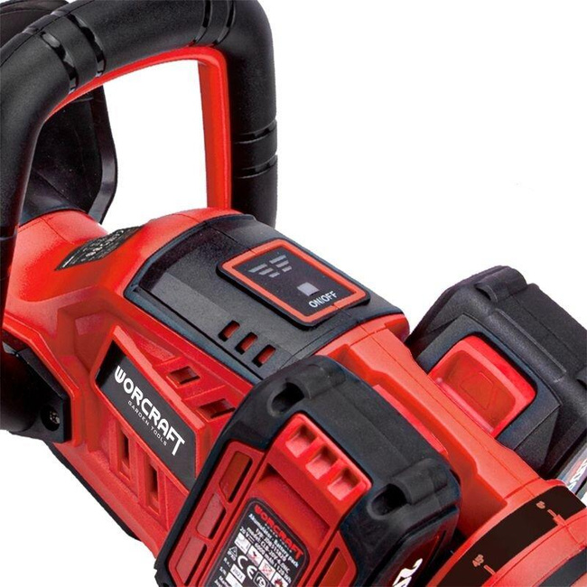 Akumulatorowy nożyk do żywopłotu Li-ion 40V (20V + 20V) CHTS40LiB - WORCRAFT