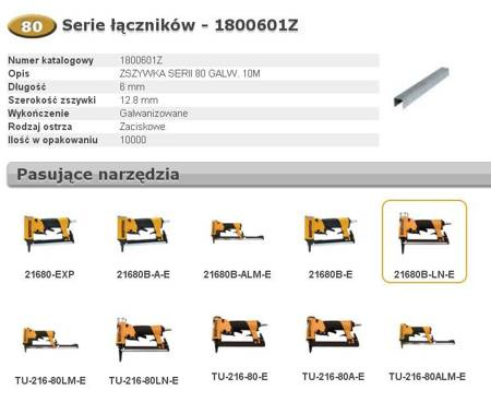 BOSTITCH ZSZYWKI 80  6mm 10 000 szt.