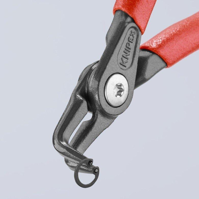 Szczypce do pierścieni zewnętrznych, wewnętrzne, wygięte 130mm (Ø8-13mm) KNIPEX 4821J01
