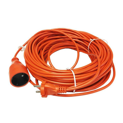 AWTOOLS PRZEDŁUŻACZ OGRODOWY JEDNOGNIAZDOWY 15m BEZ UZIEMIENIA / 2x1,0mm / 10A
/ 230V / 2500W