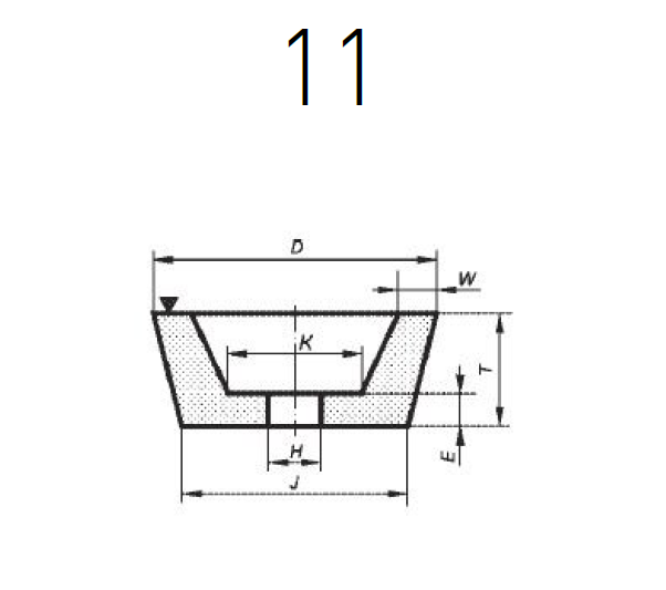 NORTON ŚCIERNICA-11 125mm x 50mm M14 37C1699N5B5
