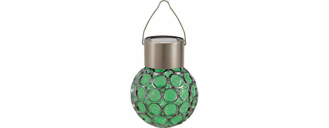 LAMPKA SOLAROWA WISZĄCA RGB