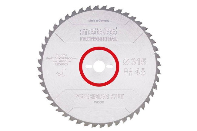 METABO PIŁA TARCZOWA HW/CT 315x30x48z    PRECISION CUT WOOD PROFESSIONAL