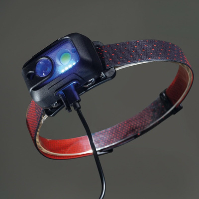 TIROSS LATARKA CZOŁOWA Z SENSOREM 5W CREE XPG2/240 lm/5h/6500K USB