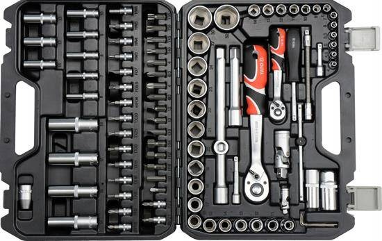 YATO ZESTAW  KLUCZY 1/4" , 1/2"  94 elem.  12681