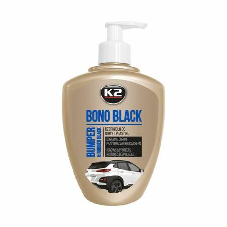 K2 CZERNIDŁO DO ODNAWIANIA GUMY I PLASTIKÓW. BONO BLACK 500ML