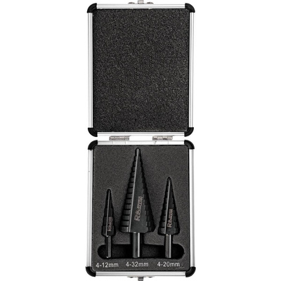 WIERTŁA STOPNIOWE DO METALU 4-32 MM 3 ELEM. ALU. PUDEŁKO Richmann Exclusive C9265