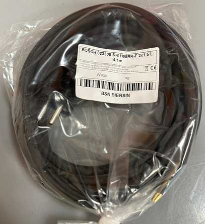 CZ.BOSCH PRZEWÓD ZASILAJĄCY 2X1,5MM 4,1M H05RR-F