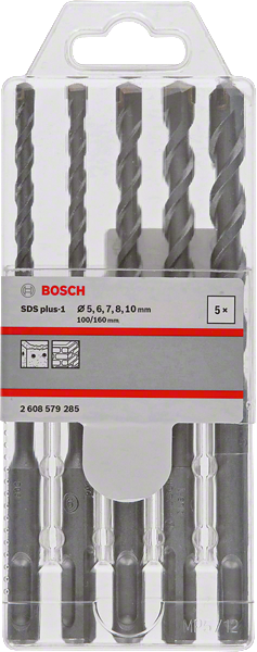 BOSCH WIERTŁO SDS PLUS-1 KPL. 5/6/7/8/10
