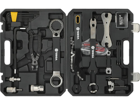 VOREL ZESTAW NARZĘDZIOWY DO ROWERÓW 30el.