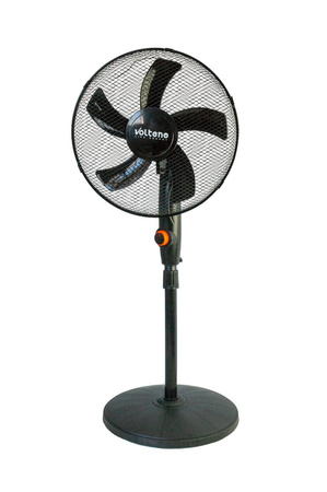VOLTENO WENTYLATOR PODŁOGOWY CZARNY 40cm PODSTAWA OKRĄGŁA