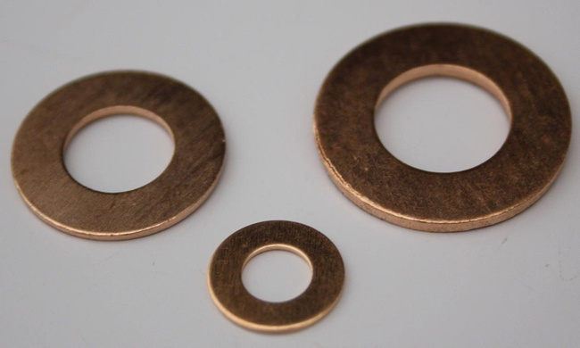 Kpl. miedzianych podkładek 110 szt. CORONA C0406