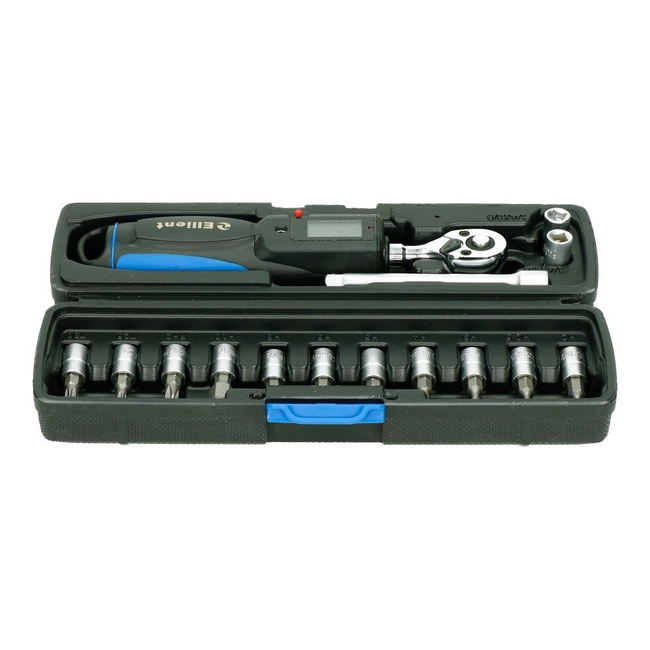 Klucz dynamometryczny 1/4" 6-30Nm z zestawem bitów Ellient Tools CTL00278