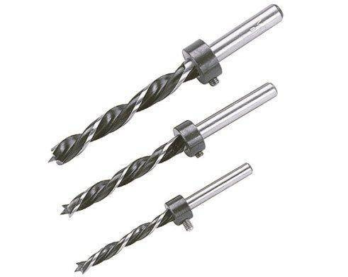 WOLFCRAFT ZESTAW WIERTEŁ DO POŁĄCZEŃ KOŁKOWYCH 6,8,10mm + OGRANICZNIKI