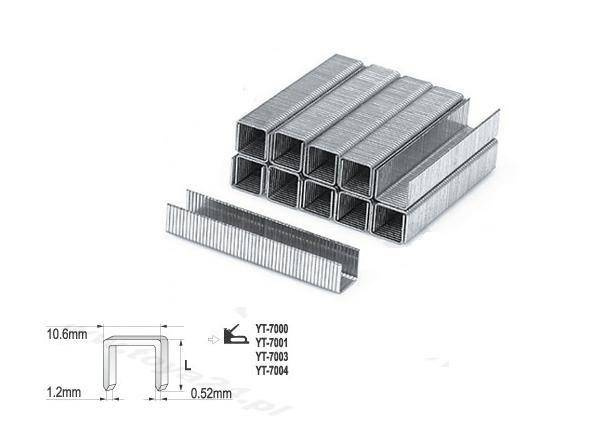 YATO ZSZYWKI  6x10,6mm 1000szt. 7022