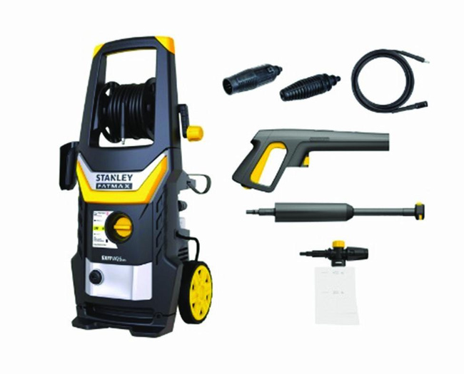 STANLEY-MYJKA CIŚNIENIOWA 2600W 180bar. ZESTAW PATIO CLEANER