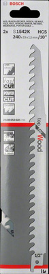 BOSCH BRZESZCZOT DO PIŁY SZABLASTEJ S1542K /2szt. 240mm